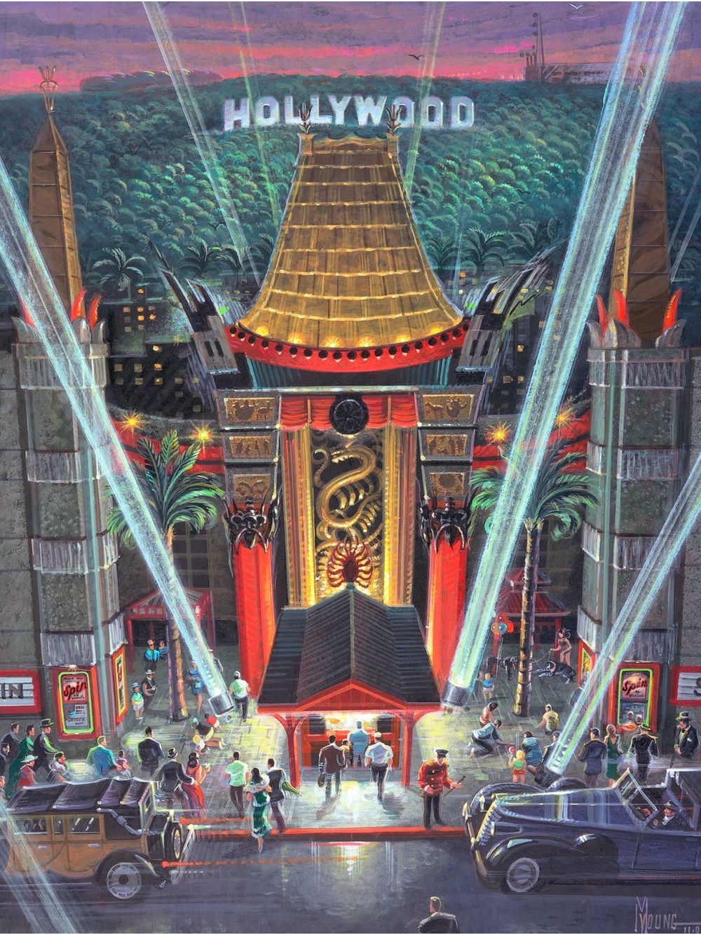 Nautilus Wooden Puzzle 419 pieces Graumans Chinese Theater Hollywood